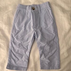 Janie and Jack Sky Blue Baby Trousers